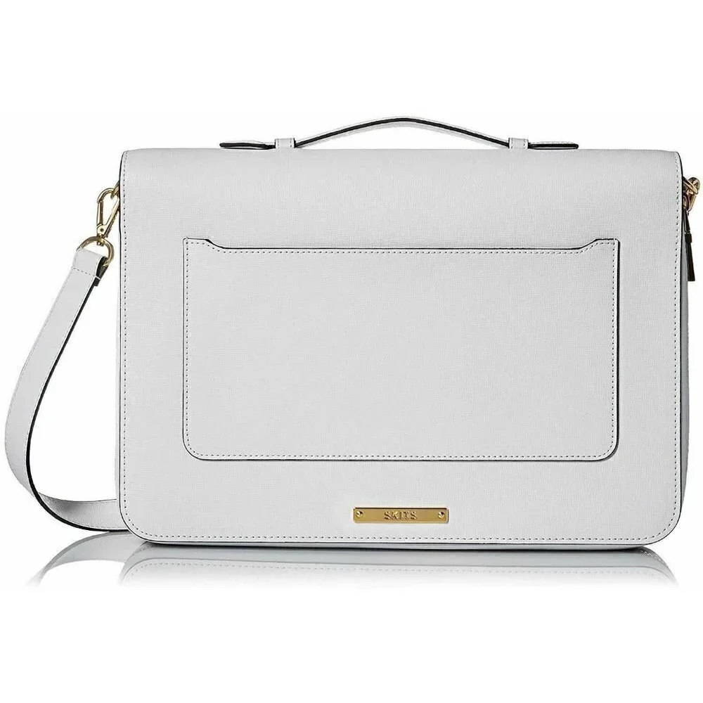 Skits Providence Brilliant Leather Tech Bag White – NEW - Picture 1 of 10